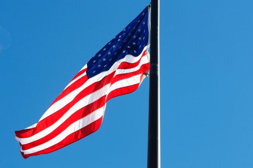 27,316 American Flags Displayed, Field of Flags