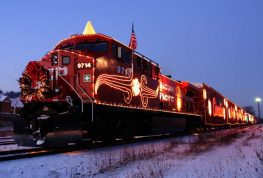 All Aboard! Holiday Train Plans WI Stops