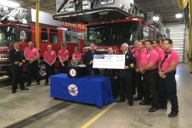 FIRE DEPARTMENT GETS GRANT