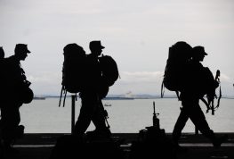HUNDREDS RALLY TO SEND OFF TROOPS