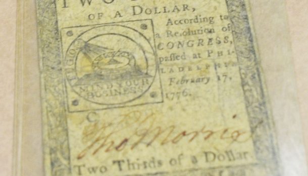 Colonial Era Currency Returns to Modern Day WI Man
