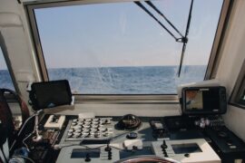 Ship Cruises Into La Crosse