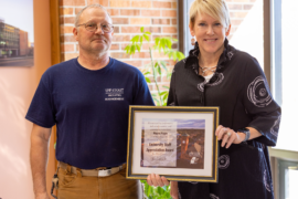 UW-Stout’s Maintenance Employee Recognized Appreciation Award