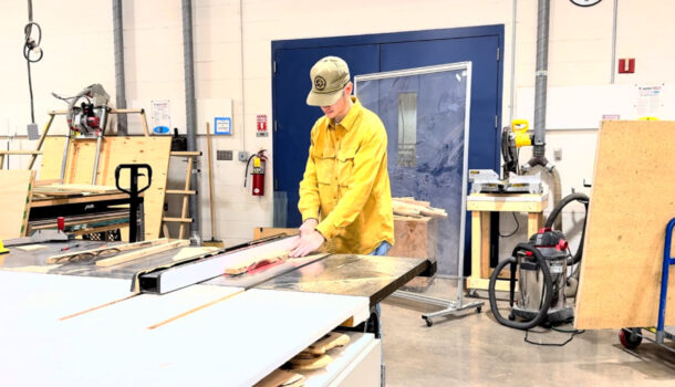 UW-Stout Industrial Design Students Handcraft Furniture Using Historic Brass Fixtures