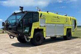 Chippewa Valley Regional Airport Rolls Out New ARFF  Vehicle