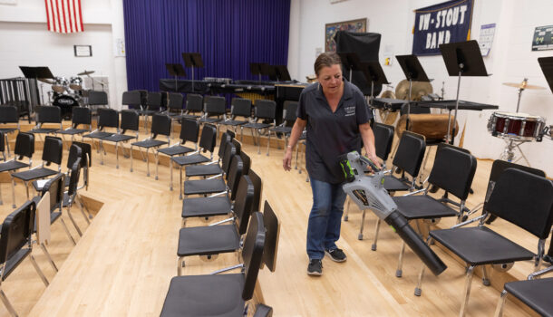 Shining Example: UW-Stout Custodial Team Recognized