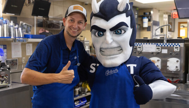 Culver’s of Menomonie to feature UW-Stout themed Blue Devil Food Cake for Homecoming Weekend