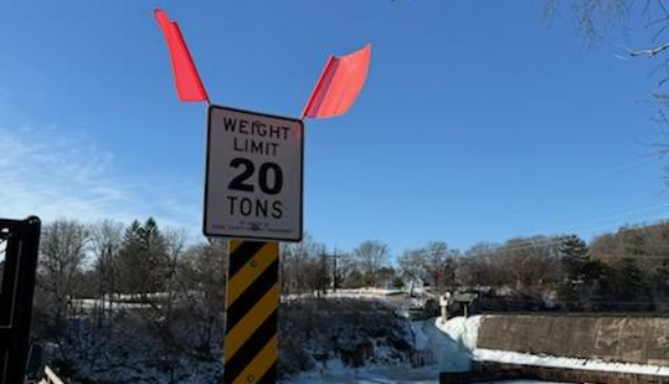 Dunn County Restricts Weight on Highway BB/Tainter Lake Bridge