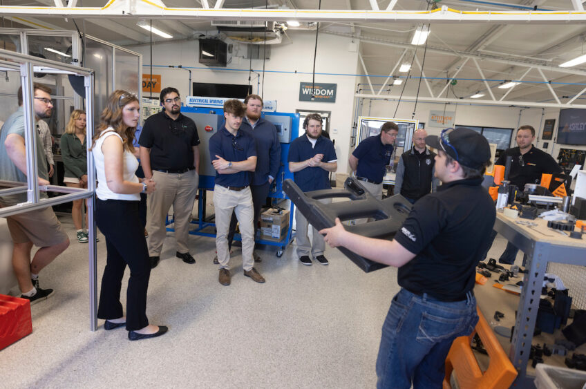 Ashley Sponsors Toolless Bed Connections Engineering Project at UW-Stout
