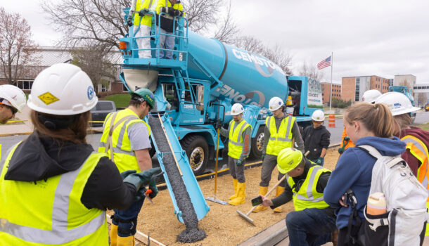 Looking Local: Solid success. UW STOUT Project Focuses on Low-Carbon Concrete