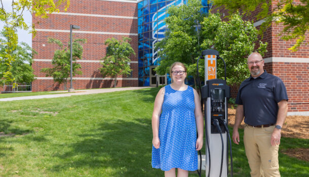 Looking Local: UW-Stout Unveils New Electric Vehicle Charging Stations
