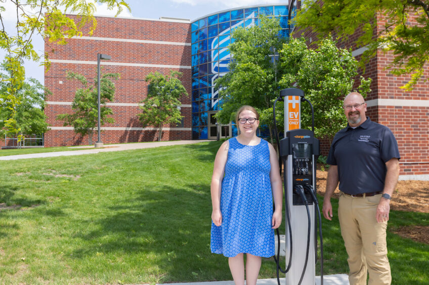 Looking Local: UW-Stout Unveils New Electric Vehicle Charging Stations