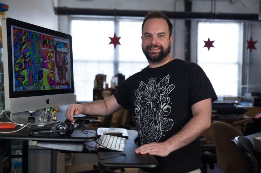 Looking Local: Blugold Illustrator Tim Seeley Takes his Stories to Television