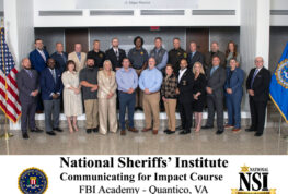 Sheriff Hakes Attends the National Sheriffs’ Institute