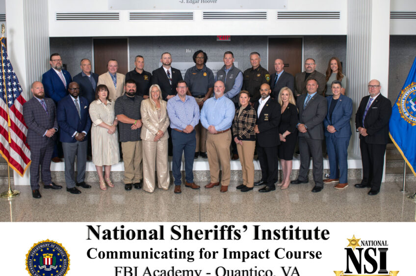 Sheriff Hakes Attends the National Sheriffs’ Institute