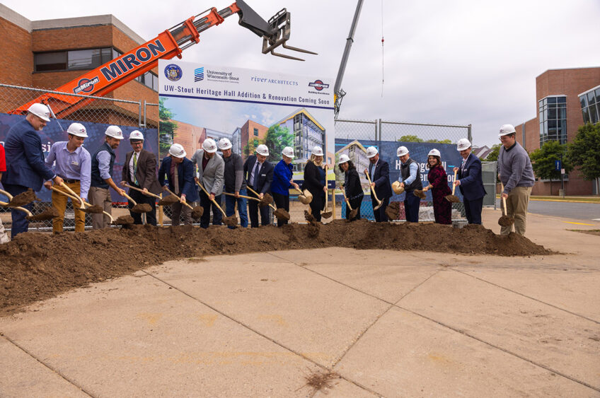 ‘Power of Partnership’: UW-Stout celebrates groundbreaking for $144M Heritage Hall renovation