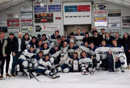 Looking Local: With WIAC Trophy in Hand, Blue Devils Hockey Team Readies for Postseason Run