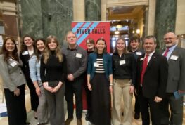 Looking Local: River Falls students present research at Research in the Rotunda in Madison