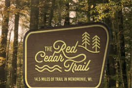 Looking Local: Minnesota AdFed Honors UW-Stout Undergraduate with Best in Show award for Red Cedar Trail Branding Project
