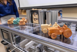 Looking Local: UW-Stout Engineering Seniors Design Portable Toy Tractor Manufacturing Machine