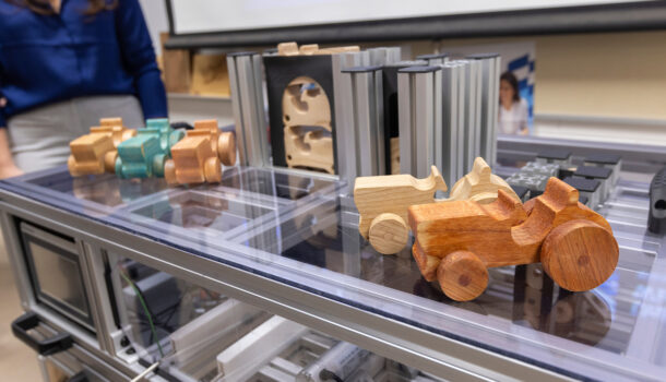 Looking Local: UW-Stout Engineering Seniors Design Portable Toy Tractor Manufacturing Machine