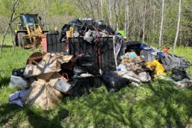 Looking Local: Dunn County Treatment Court Participants Mark National Treatment Court Month With Community Cleanup